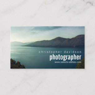 Carte de visite personnalisable de photographe