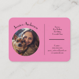 Carte de visite Personnalisable Pour Animaux De Co