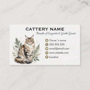 Carte de visite personnalisable pour élevage de Ma