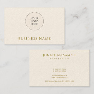 Carte De Visite Personnalisé Ajouter le logo de l'entreprise ici M