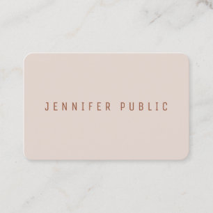 Carte De Visite Personnalisé Élégant Professionnel Modèle mode