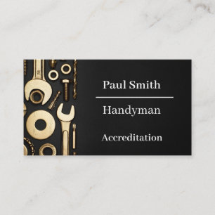 Carte De Visite Personnalisé. Handyman/mécanicien.