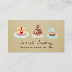 Carte De Visite Personnalisé Mariage Anniversaire Fête Gâteaux Bou