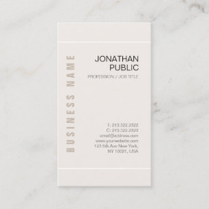 Carte De Visite Personnalisé Modèle design moderne élégant