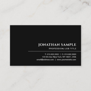 Carte De Visite Personnalisé Moderne Élégant Simple Modèle Promoti