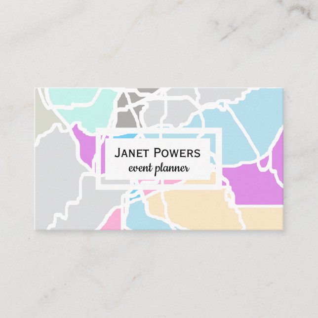 carte de visite personnalisé moderne pour personna (Devant)