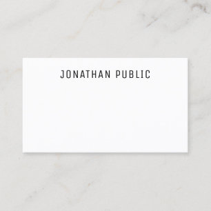 Carte De Visite Personnalisé Moderne Professionnel Élégant Simp