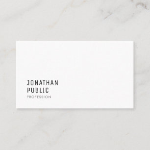 Carte De Visite Personnalisé Moderne Simple Modèle professionnel t