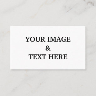 Carte De Visite Personnalisé Personnalisé Votre Propre Photo