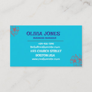 Carte de visite personnalisé Professionnel et él