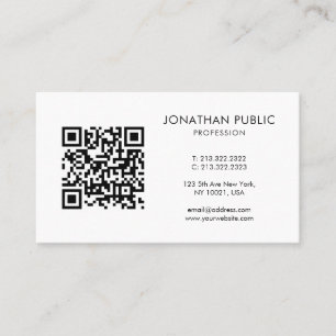 Carte De Visite Personnalisé Professionnel Modernisez votre code Q