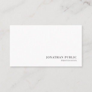 Carte De Visite Personnalisé Tendance Moderne Élégant Simple Profe