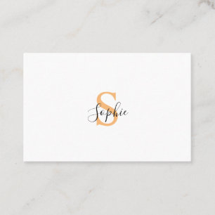 Carte De Visite Personnalisé Votre Nom, Nom personnalisé, Cadeau d