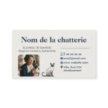 Personnalisée Luxe Photo Élevage de Siamois