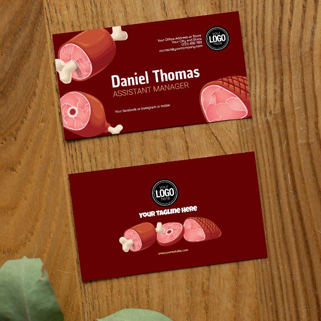 Carte De Visite Personnaliser l'entreprise | Boutique (Créateur téléchargé)