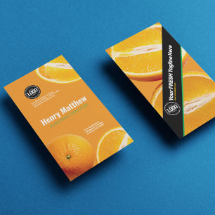 Carte De Visite Personnaliser l'entreprise Orange Company