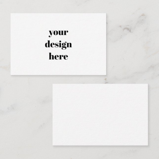 Carte De Visite Personnaliser ou Customiser (Devant / Derrière)