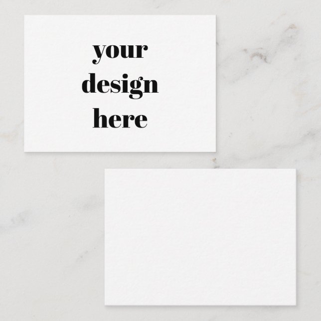 Carte De Visite Personnaliser ou Customiser (Devant / Derrière)
