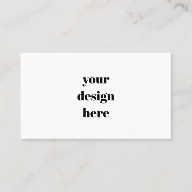 Carte De Visite Personnaliser ou Customiser (Devant)