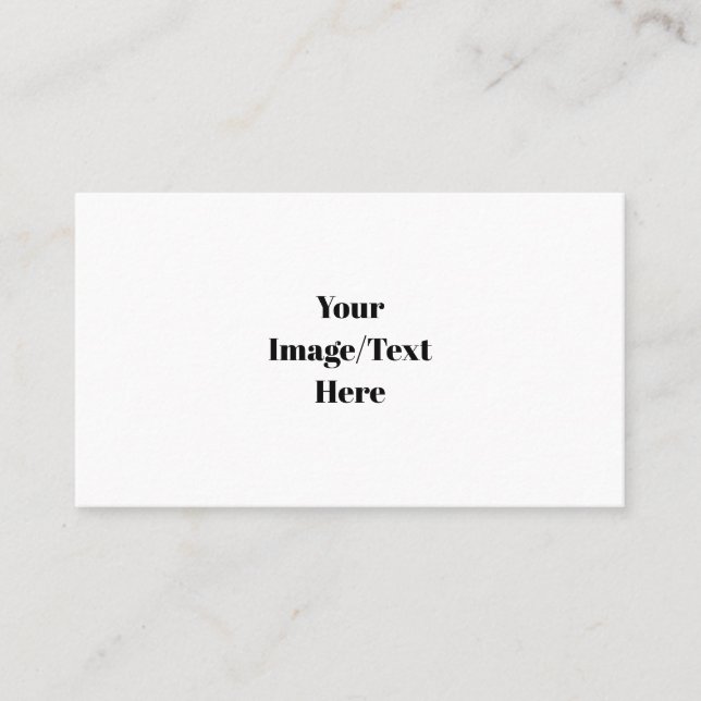 Carte De Visite Personnalisez ou Customisez les Modèles vierges (Devant)