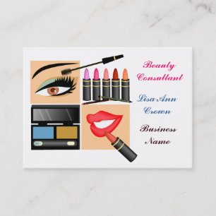 Carte De Visite Personne cosmétique de ventes
