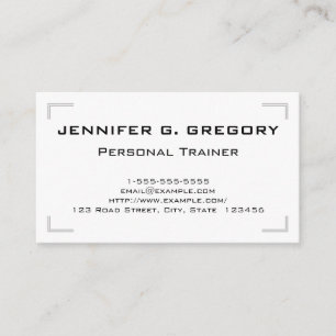 Carte de visite personnel chic et élégant