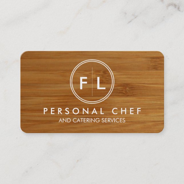 Carte de visite personnel de chef/restauration de (Devant)