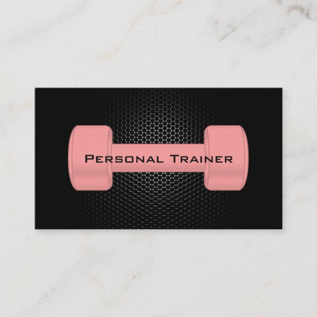 Carte de visite personnel d'entraîneur (Devant)