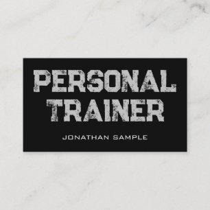 Carte De Visite Personnel Entraîneur Fitness Entraîneur Clients Mo