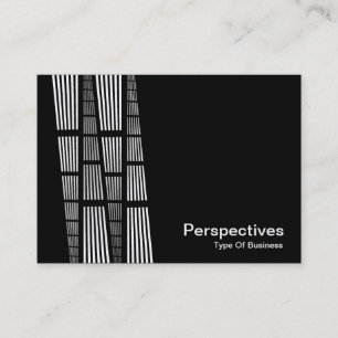 Carte De Visite Perspectives v2 - Blanc sur Noir
