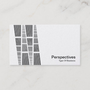 Carte De Visite Perspectives v2 - Noir et Blanc (Or)