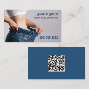 Carte De Visite Perte de poids QR personnalisé