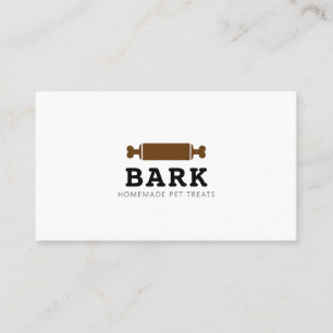 Carte De Visite Pet dog boulangerie maison de pâtisserie pour chie