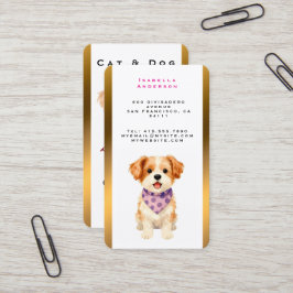 Carte De Visite Pet Grooming Personalized Luxury Modern Collection