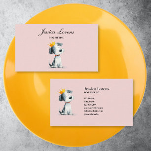 Carte De Visite Petit chien, Groomer de marionnettes, Vétérinaire