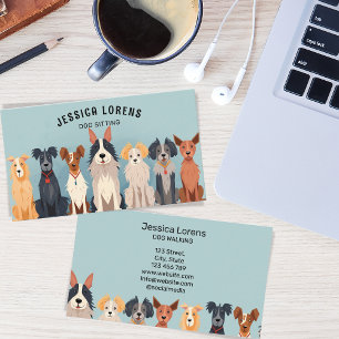 Carte De Visite Petit chien, Groomer pour animaux, Vétérinaire, Ch