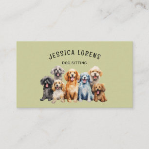 Carte De Visite Petit chien, Groomer pour animaux, Vétérinaire, Ch