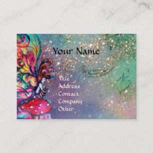 Carte De Visite Petit Elfe de Champignons