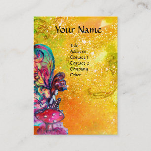 Carte De Visite Petit Elfe de Champignons