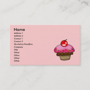 Carte De Visite Petit gâteau de cerise