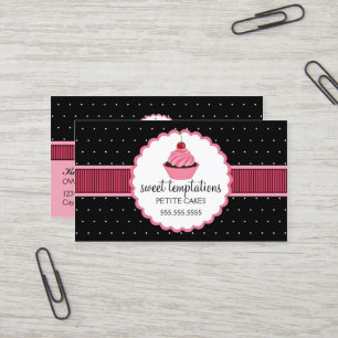 Carte De Visite Petit gâteau lunatique de boulangerie
