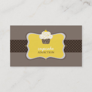 Carte De Visite Petit gâteau/pâtisserie de zeste de citron de