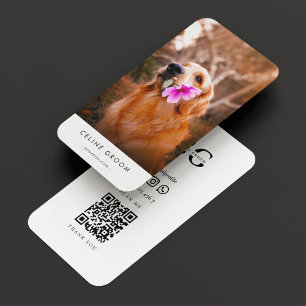 Carte De Visite Petit Groomer animal de compagnie Chien Grooming V