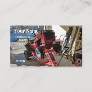 Carte De Visite Petite entreprise de réparation de moteurs
