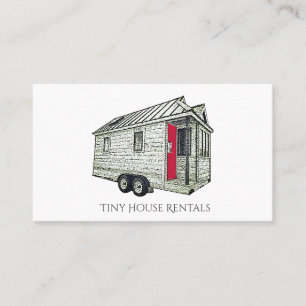 Carte De Visite Petite Maison En Location De Roues Ou De Bâtisseur
