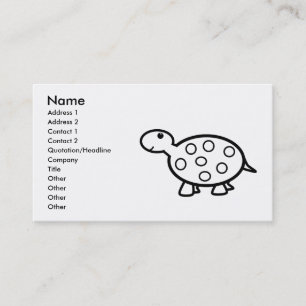 Carte De Visite Petite tortue