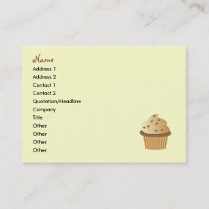 Carte De Visite Petits gâteaux