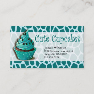 Carte De Visite Petits gâteaux mignons : Pâtisseries de fantaisi