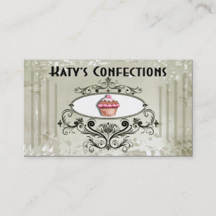 Carte De Visite Petits gâteaux mignons : Pâtisseries de fantaisie