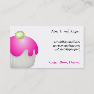 Carte De Visite Petits pains de sucrerie, Mlle Sarah Sugar,